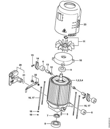 Electric motor Electric pressure washers (RE) RE 232 Stihl