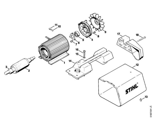 Electric motor Electric pressure washers (RE) RE 250 K Stihl