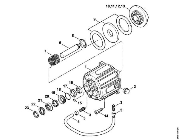 Pump Electric pressure washers (RE) RE 281 Stihl