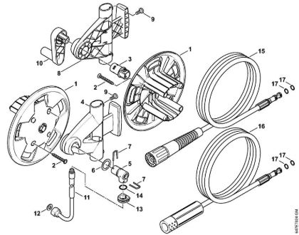 Hose reel Electric pressure washers (RE) RE 281 PLUS Stihl
