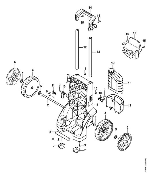 Chassis Electric pressure washers (RE) RE 282 PLUS Stihl