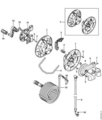 Hose reel Electric pressure washers (RE) RE 282 PLUS Stihl