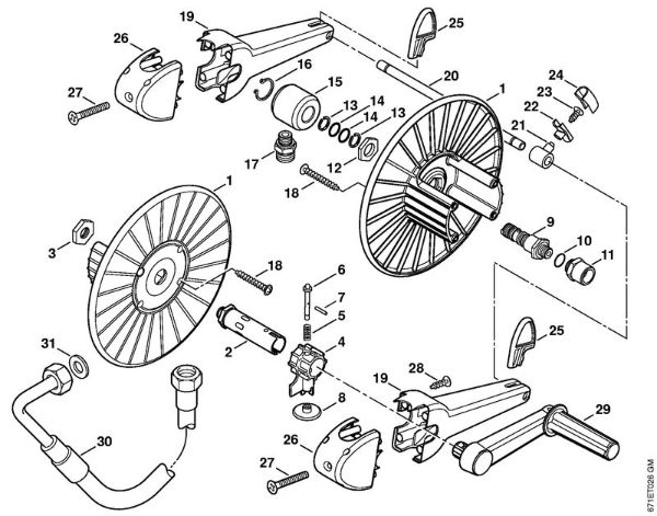 Hose reel Electric pressure washers (RE) RE 361 PLUS Stihl