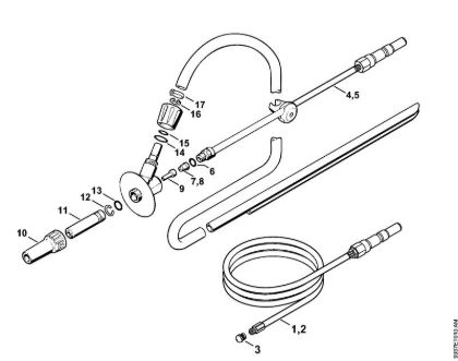 Pipe cleaning kit, Wet sand jet-stream kit Electric pressure washers (RE) RE 362 PLUS Stihl