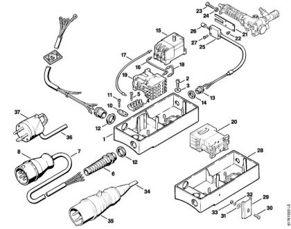 Switch RE 400 K, RE 401 K Electric pressure washers (RE) RE 400 K Stihl