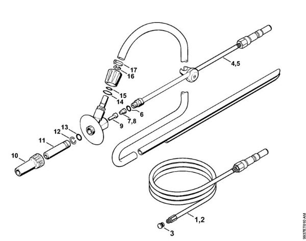Pipe cleaning kit, Wet sand jet-stream kit Electric pressure washers (RE) RE 462 PLUS Stihl