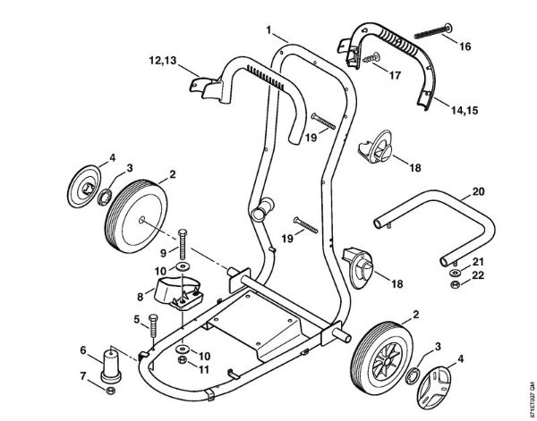 Chassis Electric pressure washers (RE) RE 471 PLUS Stihl