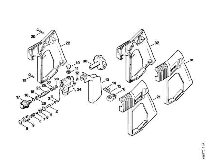 Spray gun Electric pressure washers (RE) RE 530 W Stihl