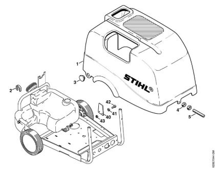 Machine cover Electric pressure washers (RE) RE 560 W Stihl