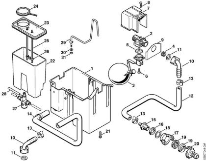 Water tank Electric pressure washers (RE) RE 560 W Stihl