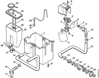 Water tank Electric pressure washers (RE) RE 580 W Stihl