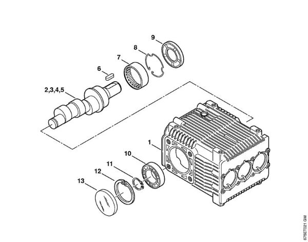 Pump, cam Electric pressure washers (RE) RE 581 Stihl