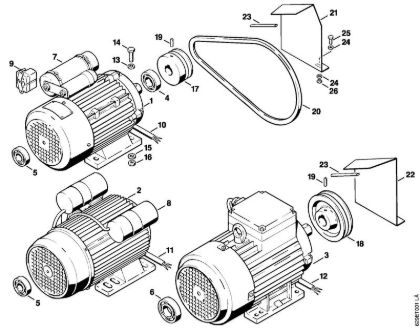 Electric motor Electric pressure washers (RE) RE 600 W Stihl