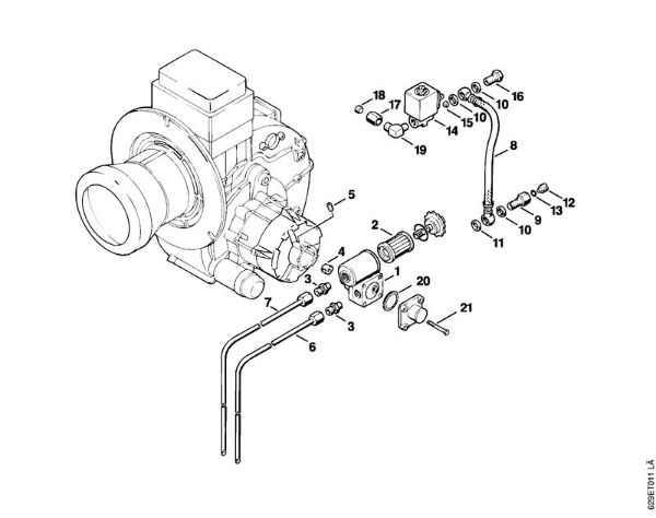 Fuel pump Electric pressure washers (RE) RE 600 W Stihl