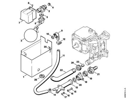 Water tank Electric pressure washers (RE) RE 600 W Stihl