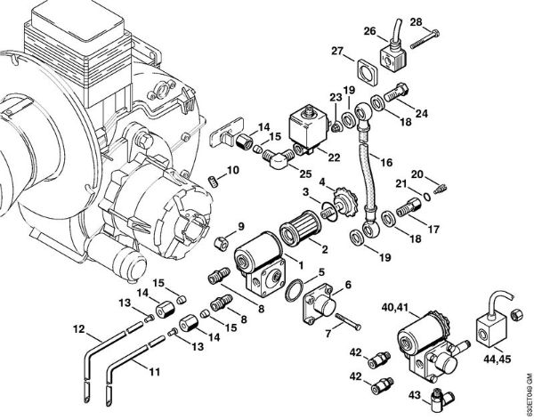 Fuel pump    X 35 751 174 Electric pressure washers (RE) RE 640 W Stihl