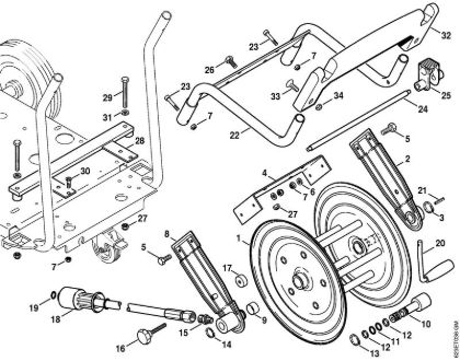 Hose reel Electric pressure washers (RE) RE 660 W Stihl