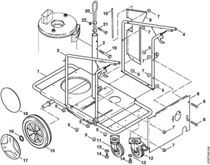 Chassis Electric pressure washers (RE) RE 661 Stihl