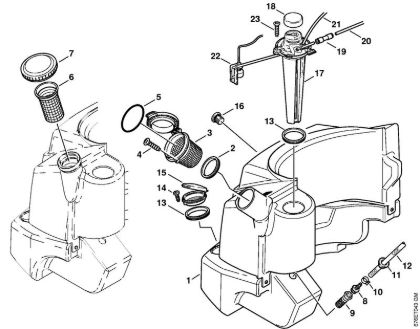 Fuel tank Electric pressure washers (RE) RE 661 Stihl