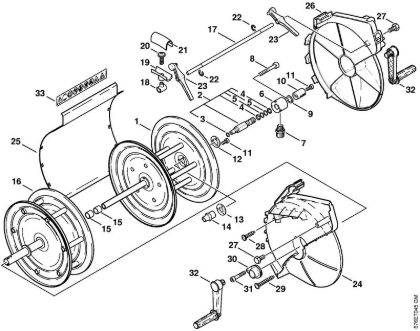 Hose reel Electric pressure washers (RE) RE 661 PLUS Stihl
