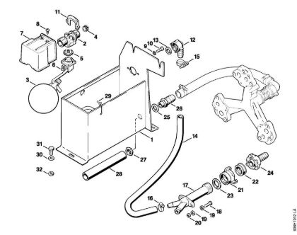 Water tank Electric pressure washers (RE) RE 830 W Stihl