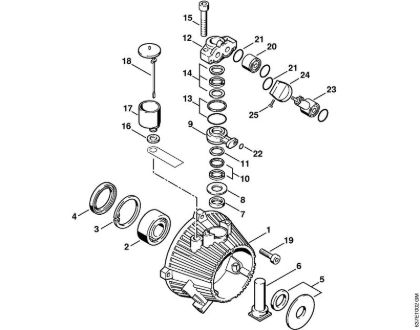 Pump housing    X 22 947 954 (36.95) Electric pressure washers (RE) RE 840 W Stihl