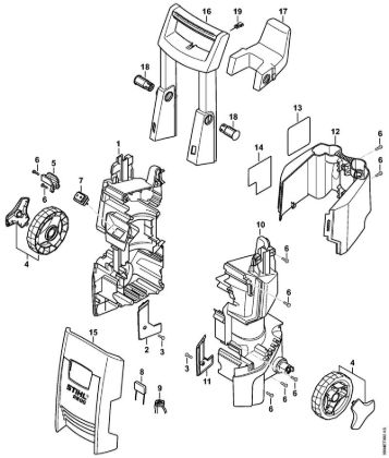 Chassis Electric pressure washers (RE) RE 88 Stihl