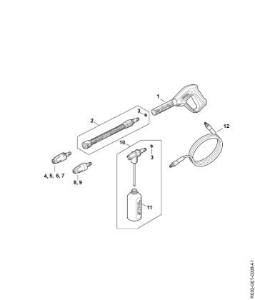 Picture of Spray gun, Spray lance/wand RE 90.0