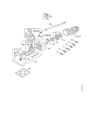 Picture of Electric motor, Connecting cable, Valve block, Pump RE 90.0 PLUS
