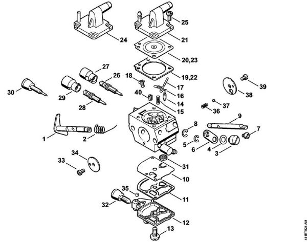 Carburetor C1Q-S162, C1Q-S83 Special-purpose units (PC, SP, MC) SP 200 Stihl