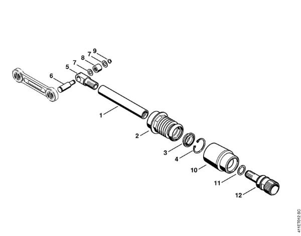 Pushrod Special-purpose units (PC, SP, MC) SP 200 Stihl