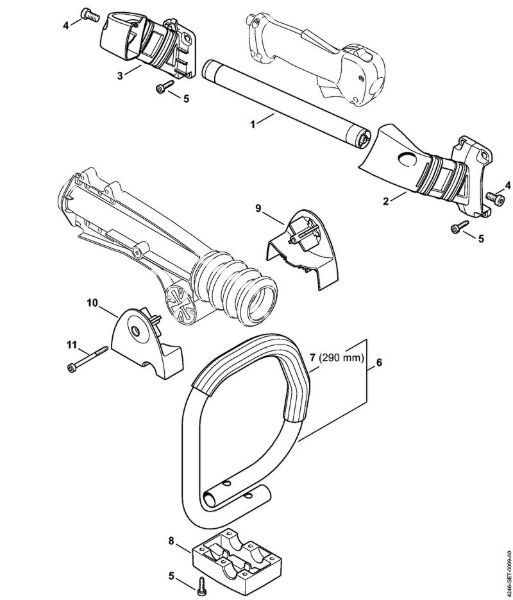 Handle Special-purpose units (PC, SP, MC) SP 401 Stihl