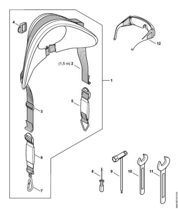 Harness, Tools, Extras Special-purpose units (PC, SP, MC) SP 401 Stihl