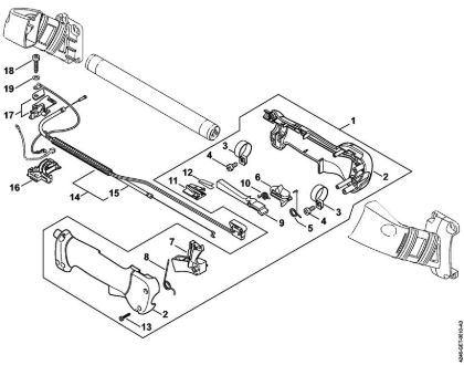 Control handle Special-purpose units (PC, SP, MC) SP 471 Stihl