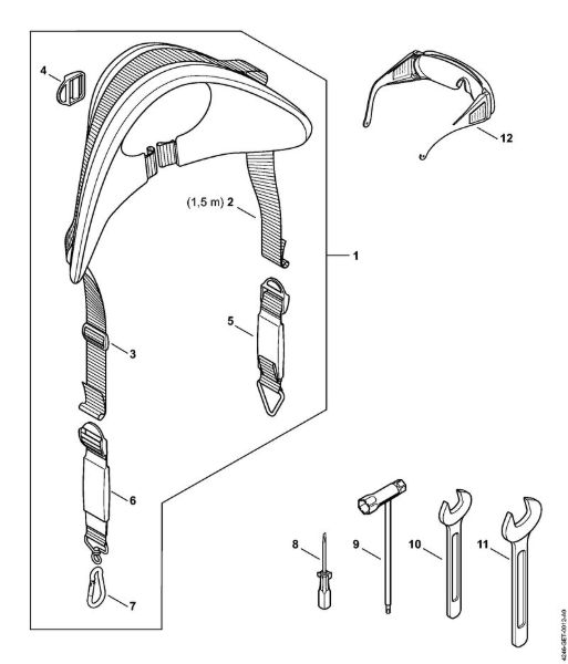 Harness, Tools, Extras Special-purpose units (PC, SP, MC) SP 471 Stihl