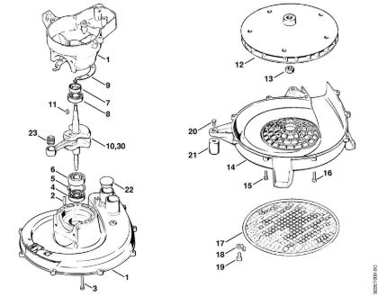 Crankcase Mistblowers (SR) SG 17 Stihl