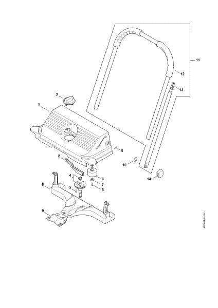 Picture of Housing, Handlebar KG 550