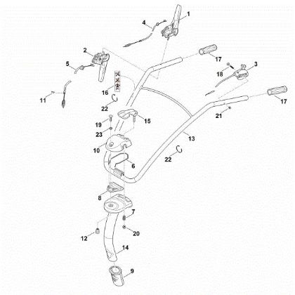 Picture of A - Handle MH 445.0 R