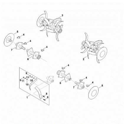 Picture of F - Hoe assy. MH 600.0