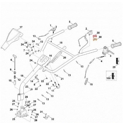 Picture of A - Handle MH 610.0