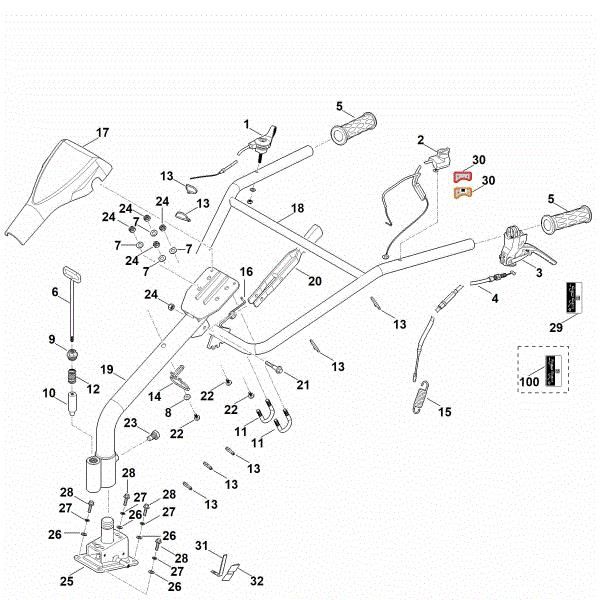 Picture of A - Handle MH 610.0