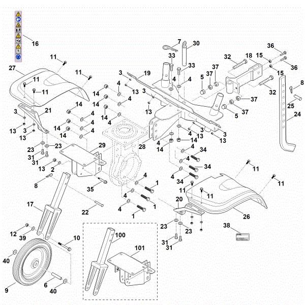 Picture of C - Cover, Chassis MH 700.1