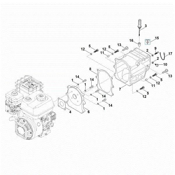 Picture of D - Gear housing MH 700.1