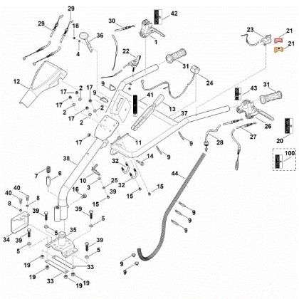 Picture of A - Handle MH 710.0