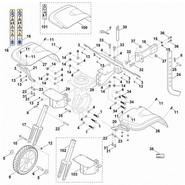 Picture of C - Cover, Chassis MH 710.0