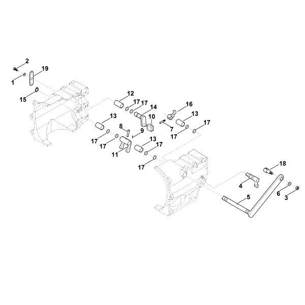 Picture of E - Gear box - Switch shaft MH 710.0