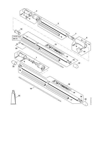 Picture of Drive tube assembly FR 460 TC-E