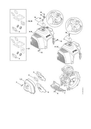 Picture of Muffler, Shroud FR 460 TC-E