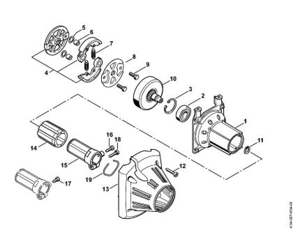 Clutch housing Brushcutters (FS) FS 120 2-MIX Stihl