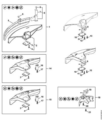 Deflector Brushcutters (FS) FS 130 R Stihl